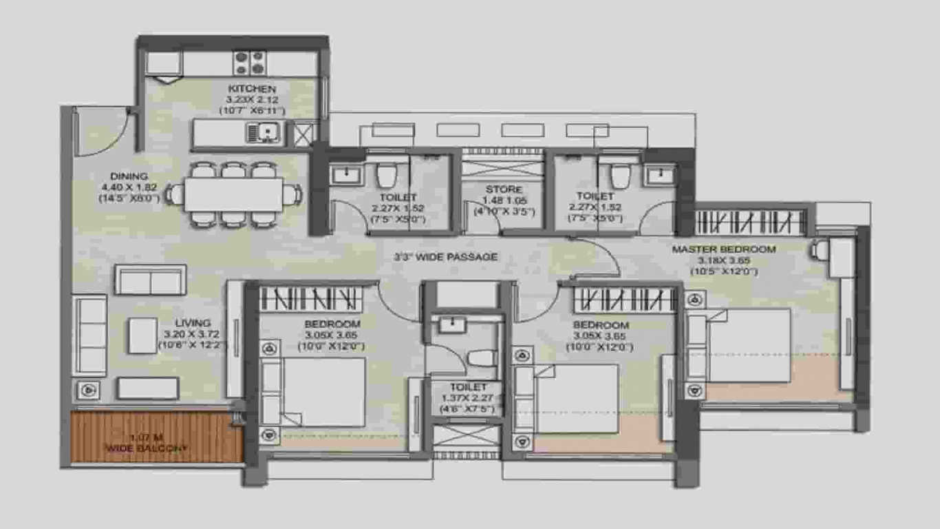 Kalpataru Parkcity offers 1 2 3 4 bhk flats Starting 71Lacs